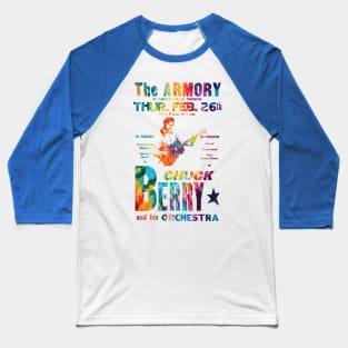 Chuck Berry concert poster Baseball T-Shirt